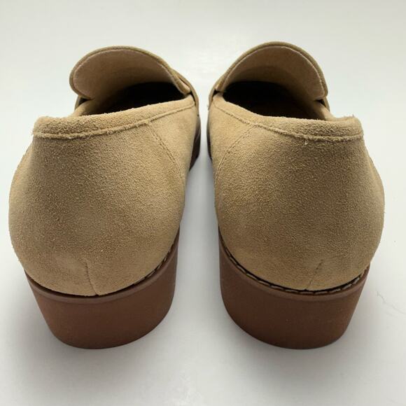 Vionic Cheryl II Sand Slip-On Suede Loafers, Women's Size 8 Wide - Picture 8 of 11